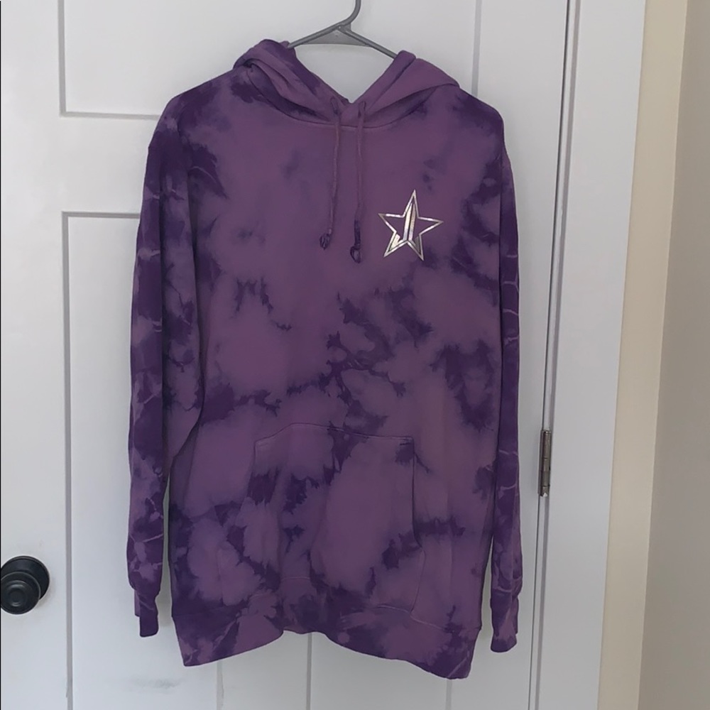 Jeffrey Star Purple Tie Dye Hoodie